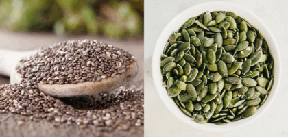 chia seeds and pumpkin