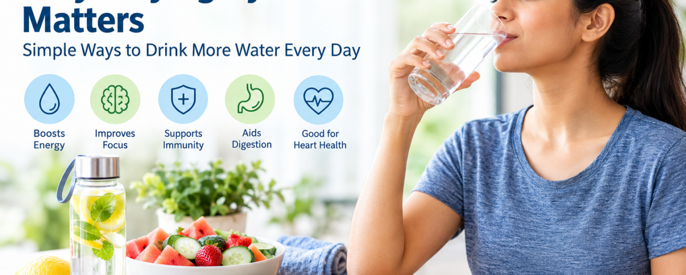 Why Staying Hydrated Matters: Simple Ways to Drink More Water Every Day