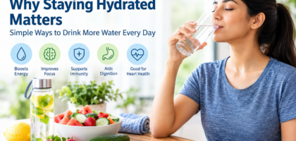 Why Staying Hydrated Matters: Simple Ways to Drink More Water Every Day