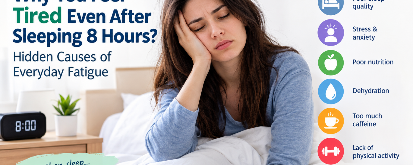 Why You Feel Tired Even After Sleeping 8 Hours: Hidden Causes of Everyday Fatigue