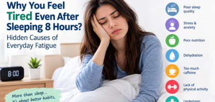 Why You Feel Tired Even After Sleeping 8 Hours: Hidden Causes of Everyday Fatigue