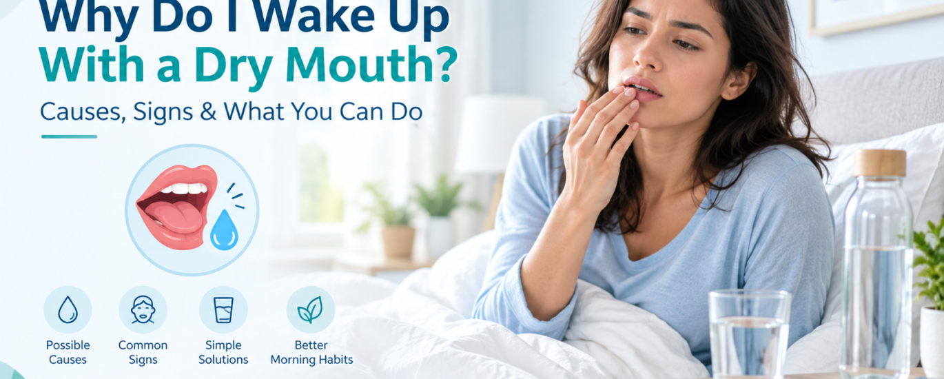 Why Do I Wake Up With a Dry Mouth? Causes, Signs and What You Can Do